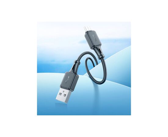 Дата кабель USB 2.0 AM to Micro 5P 1.0m Assistant silicone X101 black HOCO (6942007604055), изображение 6 Дата кабель USB 2.0 AM to Micro 5P 1.0m Assistant silicone X101 black HOCO (6942007604055), изображение 6