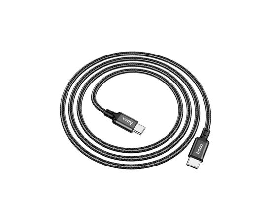 Дата кабель USB-C to USB-C 1.0m 60W nylon X14 black HOCO (6931474752215), изображение 5 Дата кабель USB-C to USB-C 1.0m 60W nylon X14 black HOCO (6931474752215), изображение 5