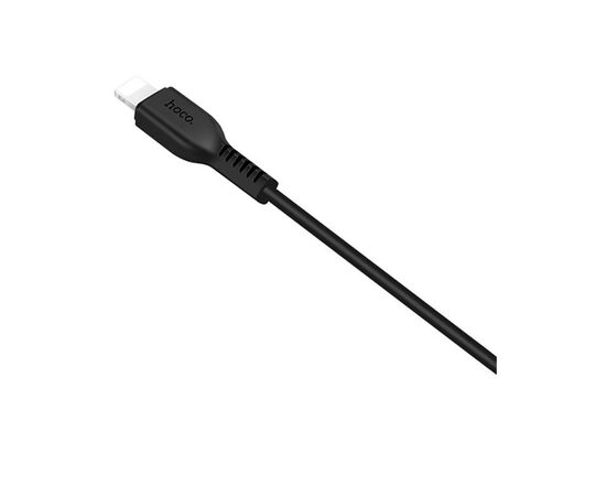 Дата кабель USB 2.0 AM to Lightning 1.0m 2.4A PVC TPE X20 black HOCO (6957531068808), изображение 3 Дата кабель USB 2.0 AM to Lightning 1.0m 2.4A PVC TPE X20 black HOCO (6957531068808), изображение 3