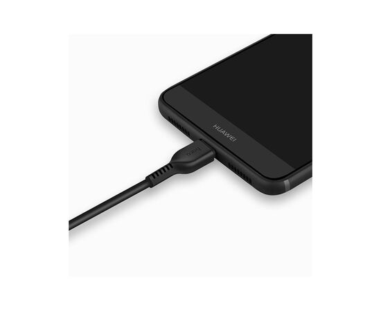 Дата кабель USB 2.0 AM to USB-C 1.0m 3A PVC X20 black HOCO (6957531068846), изображение 4 Дата кабель USB 2.0 AM to USB-C 1.0m 3A PVC X20 black HOCO (6957531068846), изображение 4
