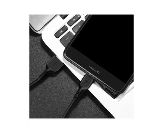 Дата кабель USB 2.0 AM to USB-C 1.0m 3A PVC X20 black HOCO (6957531068846), изображение 6 Дата кабель USB 2.0 AM to USB-C 1.0m 3A PVC X20 black HOCO (6957531068846), изображение 6