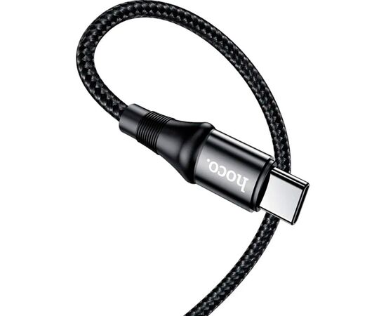 Дата кабель USB-C to USB-C 1.0m Exquisito 100W X50 black HOCO (6931474734259), изображение 2 Дата кабель USB-C to USB-C 1.0m Exquisito 100W X50 black HOCO (6931474734259), изображение 2