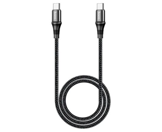 Дата кабель USB-C to USB-C 1.0m Exquisito 100W X50 black HOCO (6931474734259), изображение 3 Дата кабель USB-C to USB-C 1.0m Exquisito 100W X50 black HOCO (6931474734259), изображение 3