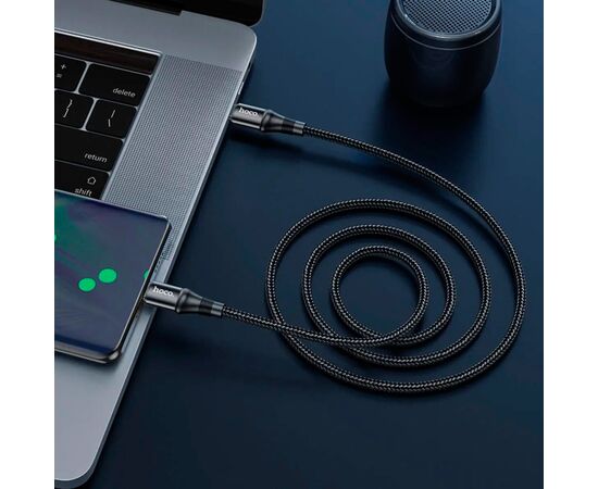 Дата кабель USB-C to USB-C 1.0m Exquisito 100W X50 black HOCO (6931474734259), изображение 5 Дата кабель USB-C to USB-C 1.0m Exquisito 100W X50 black HOCO (6931474734259), изображение 5