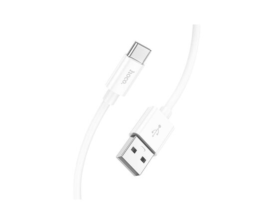 Дата кабель USB 2.0 AM to USB-C 1.0m Magic silicone X87 white HOCO (6931474783240), изображение 2 Дата кабель USB 2.0 AM to USB-C 1.0m Magic silicone X87 white HOCO (6931474783240), изображение 2