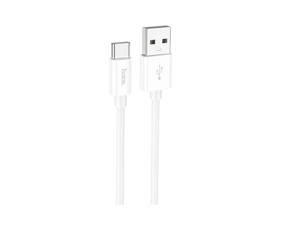 Дата кабель USB 2.0 AM to USB-C 1.0m Magic silicone X87 white HOCO (6931474783240)