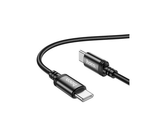 Дата кабель USB-C to USB-C 1.0m Wind 60W X89 black HOCO (6931474784384), изображение 2 Дата кабель USB-C to USB-C 1.0m Wind 60W X89 black HOCO (6931474784384), изображение 2