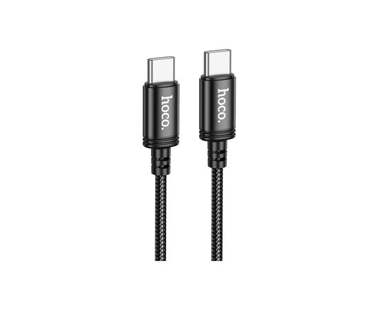 Дата кабель USB-C to USB-C 1.0m Wind 60W X89 black HOCO (6931474784384)