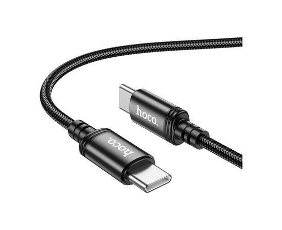 Дата кабель USB-C to USB-C 3.0m Radiance 60W X91 black HOCO (6931474788733), изображение 4 Дата кабель USB-C to USB-C 3.0m Radiance 60W X91 black HOCO (6931474788733), изображение 4