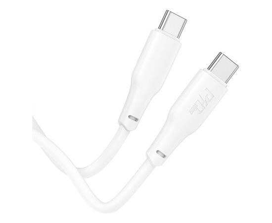 Дата кабель USB-C to USB-C 2.0m 100W TPE X93 white HOCO (6931474790729), изображение 5 Дата кабель USB-C to USB-C 2.0m 100W TPE X93 white HOCO (6931474790729), изображение 5