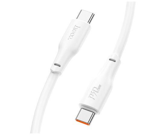 Дата кабель USB-C to USB-C 1.0m 240W TPE X93 white HOCO (6931474790736), изображение 3 Дата кабель USB-C to USB-C 1.0m 240W TPE X93 white HOCO (6931474790736), изображение 3