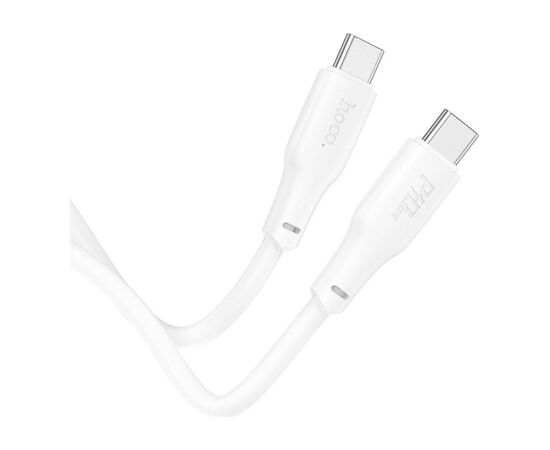 Дата кабель USB-C to USB-C 1.0m 240W TPE X93 white HOCO (6931474790736), изображение 5 Дата кабель USB-C to USB-C 1.0m 240W TPE X93 white HOCO (6931474790736), изображение 5