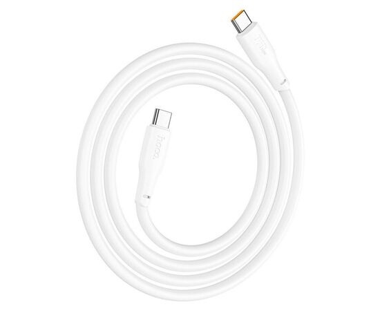 Дата кабель USB-C to USB-C 1.0m 240W TPE X93 white HOCO (6931474790736)
