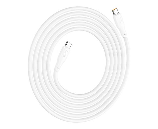 Дата кабель USB-C to USB-C 2.0m 240W TPE X93 white HOCO (6931474790743)