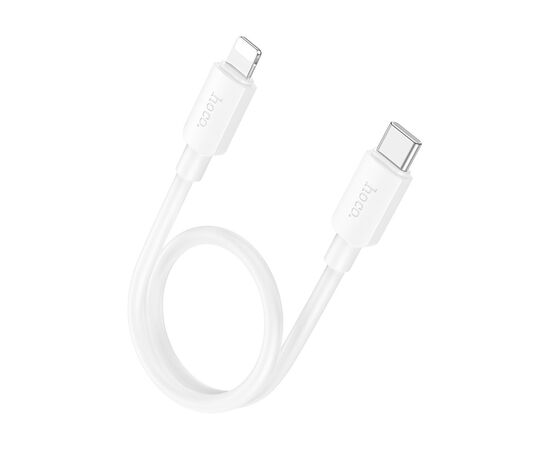 Дата кабель USB-C to Lightning 0.25m Hyper PD X96 white HOCO (6942007609371), изображение 2 Дата кабель USB-C to Lightning 0.25m Hyper PD X96 white HOCO (6942007609371), изображение 2