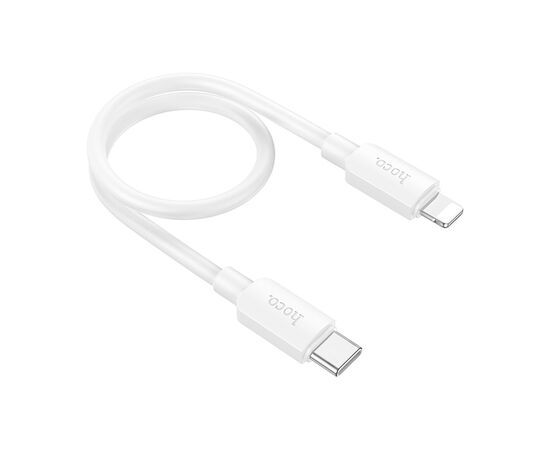 Дата кабель USB-C to Lightning 0.25m Hyper PD X96 white HOCO (6942007609371), изображение 3 Дата кабель USB-C to Lightning 0.25m Hyper PD X96 white HOCO (6942007609371), изображение 3