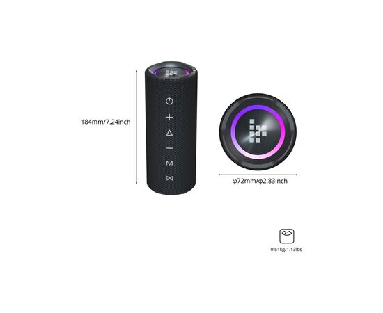 Акустическая система Tronsmart Mirtune C2 (1091846), изображение 6 Акустическая система Tronsmart Mirtune C2 (1091846), изображение 6