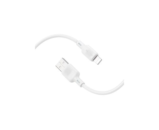 Дата кабель USB 2.0 AM to Lightning 1.0m Lenny silicone BX113 white BOROFONE (6941991115400), изображение 2 Дата кабель USB 2.0 AM to Lightning 1.0m Lenny silicone BX113 white BOROFONE (6941991115400), изображение 2