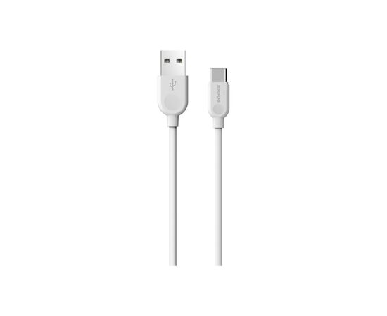 Дата кабель USB 2.0 AM to USB-C 1.0m 2.4A PVC BX14 white BOROFONE (6957531089995)