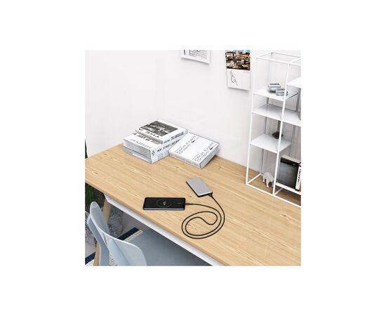 Дата кабель USB 2.0 AM to USB-C 1.0m 3A silicone BX30 black BOROFONE (6931474706928), изображение 4 Дата кабель USB 2.0 AM to USB-C 1.0m 3A silicone BX30 black BOROFONE (6931474706928), изображение 4