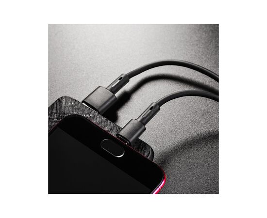 Дата кабель USB 2.0 AM to Micro 5P 1.0m 2.4A silicone BX31 black BOROFONE (6931474710376), зображення 4 Дата кабель USB 2.0 AM to Micro 5P 1.0m 2.4A silicone BX31 black BOROFONE (6931474710376), зображення 4