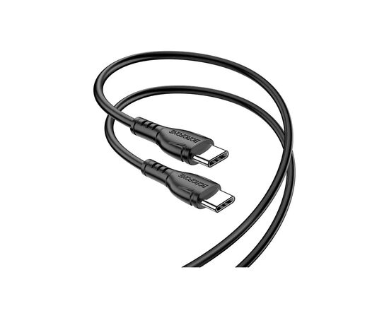 Дата кабель USB-C to USB-C 1.0m 60W Triumph BX51 black BOROFONE (6931474751669), изображение 2 Дата кабель USB-C to USB-C 1.0m 60W Triumph BX51 black BOROFONE (6931474751669), изображение 2