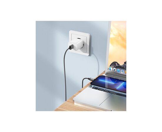 Дата кабель USB 2.0 AM to Lightning 1.0m 2.4A nylon BX87 black BOROFONE (6974443389005), изображение 6 Дата кабель USB 2.0 AM to Lightning 1.0m 2.4A nylon BX87 black BOROFONE (6974443389005), изображение 6
