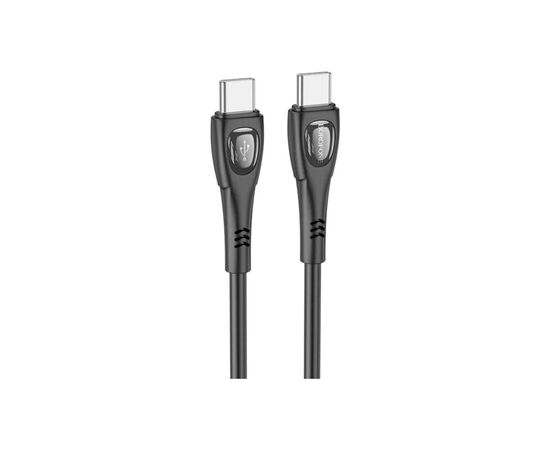 Дата кабель USB-C to USB-C 1.0m 60W Superior BX98 black BOROFONE (6941991104497)