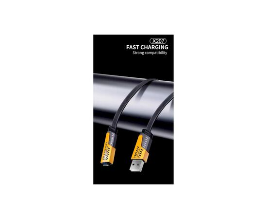 Дата кабель USB-C + USB-A to Lightning+USB-C 1.0m 65W X207 black WUW (6972573336524), изображение 4 Дата кабель USB-C + USB-A to Lightning+USB-C 1.0m 65W X207 black WUW (6972573336524), изображение 4