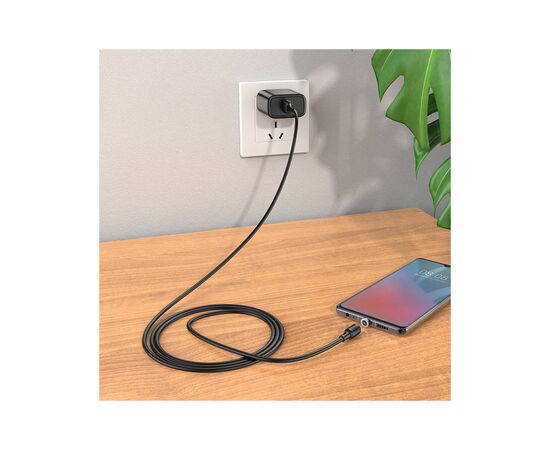 Дата кабель USB 2.0 AM to Micro 5P 1.0m 2.4A magnetic PVC X52 black HOCO (6931474735539), изображение 6 Дата кабель USB 2.0 AM to Micro 5P 1.0m 2.4A magnetic PVC X52 black HOCO (6931474735539), изображение 6