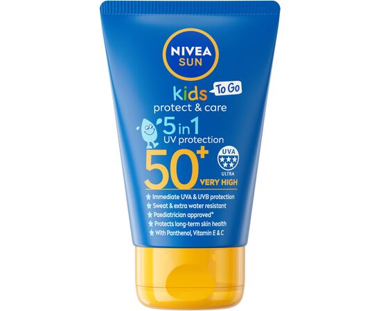 Лосьйон для дітей Nivea Sun Kids Захист та догляд SPF 50+ 50 мл (42449485)