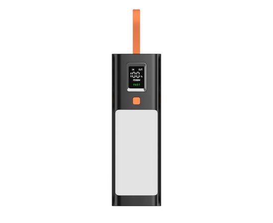 Батарея универсальная Sigma X-power SI20A9QLX 20000mAh, PD/100W, LED, flashlight, cable 100w, black (4827798877814), изображение 2 Батарея универсальная Sigma X-power SI20A9QLX 20000mAh, PD/100W, LED, flashlight, cable 100w, black (4827798877814), изображение 2