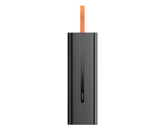 Батарея универсальная Sigma X-power SI20A9QLX 20000mAh, PD/100W, LED, flashlight, cable 100w, black (4827798877814), изображение 3 Батарея универсальная Sigma X-power SI20A9QLX 20000mAh, PD/100W, LED, flashlight, cable 100w, black (4827798877814), изображение 3