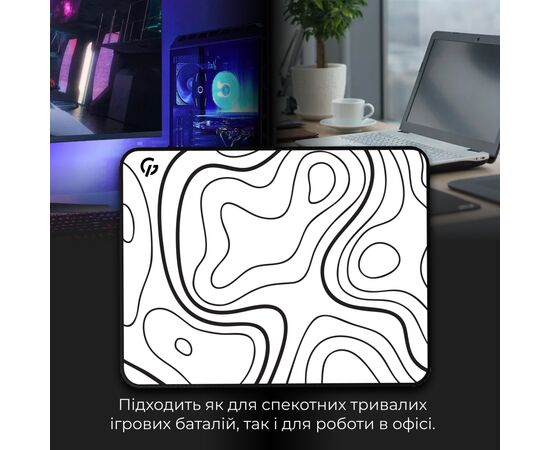 Коврик для мышки GamePro Speed/Control White (MP085AW), изображение 7 Коврик для мышки GamePro Speed/Control White (MP085AW), изображение 7