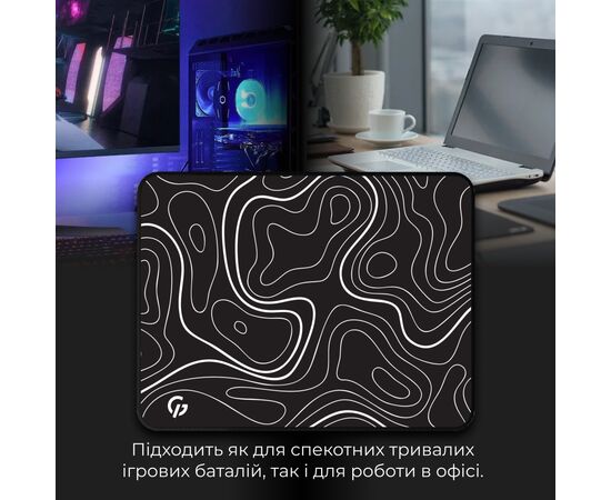 Коврик для мышки GamePro Speed/Control Black (MP145AB), изображение 7 Коврик для мышки GamePro Speed/Control Black (MP145AB), изображение 7