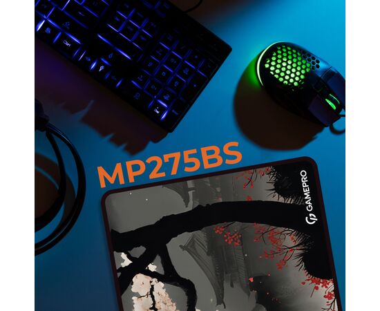 Коврик для мышки GamePro Speed/Control Black-Red (MP275BS), изображение 3 Коврик для мышки GamePro Speed/Control Black-Red (MP275BS), изображение 3
