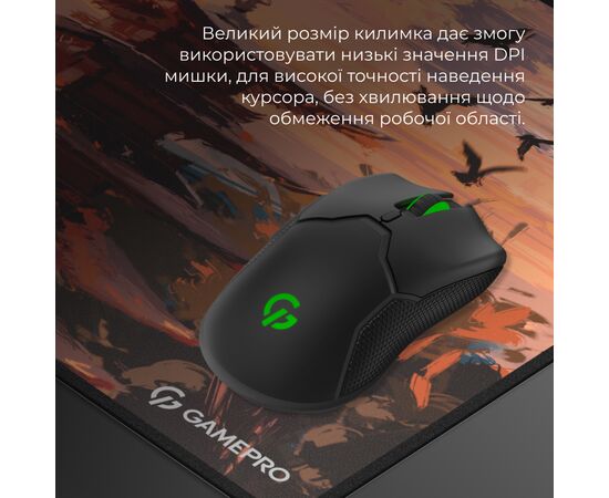 Коврик для мышки GamePro Speed/Control Black-Orange (MP275J), изображение 8 Коврик для мышки GamePro Speed/Control Black-Orange (MP275J), изображение 8