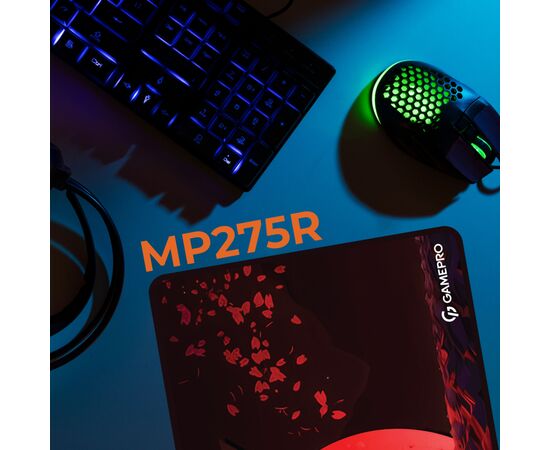 Коврик для мышки GamePro Speed/Control Black-Red (MP275R), изображение 3 Коврик для мышки GamePro Speed/Control Black-Red (MP275R), изображение 3