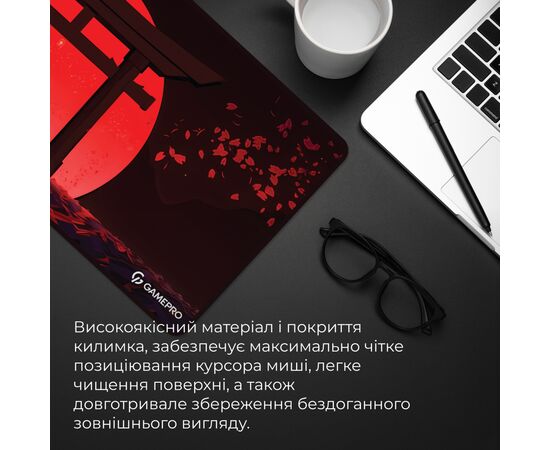 Коврик для мышки GamePro Speed/Control Black-Red (MP275R), изображение 8 Коврик для мышки GamePro Speed/Control Black-Red (MP275R), изображение 8