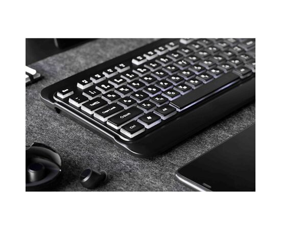 Клавиатура 2E 2E KS120 USB-A Black (2E-KS120UB_UA), изображение 5 Клавиатура 2E 2E KS120 USB-A Black (2E-KS120UB_UA), изображение 5