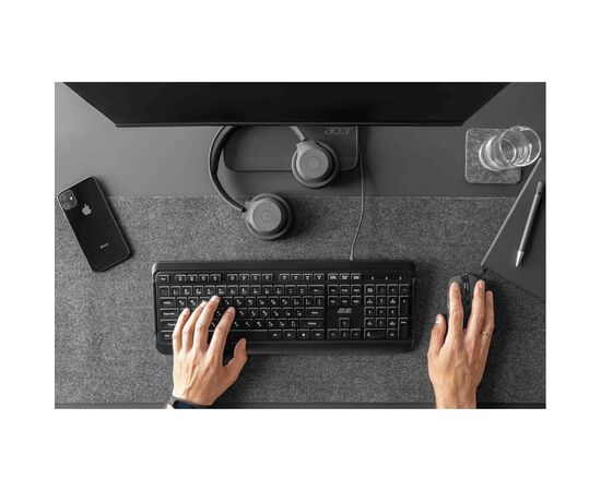 Клавиатура 2E 2E KS120 USB-A Black (2E-KS120UB_UA), изображение 7 Клавиатура 2E 2E KS120 USB-A Black (2E-KS120UB_UA), изображение 7