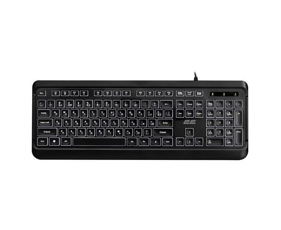 Клавиатура 2E 2E KS120 USB-A Black (2E-KS120UB_UA), изображение 9 Клавиатура 2E 2E KS120 USB-A Black (2E-KS120UB_UA), изображение 9