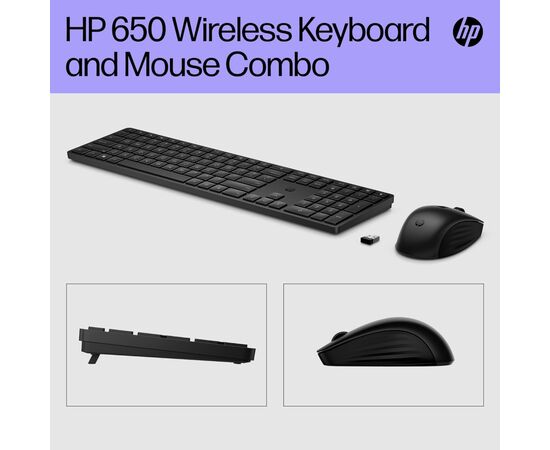 Комплект HP 650 Wireless UA Black (4R013AA), изображение 6 Комплект HP 650 Wireless UA Black (4R013AA), изображение 6