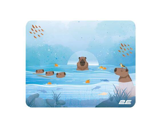 Коврик для мышки 2E Capybarra S Blue (2E-PAD-S-CAPY-BLUE)