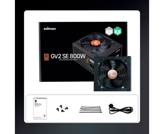 Блок живлення Zalman 800W (ZM800-GV2SE), зображення 5 Блок живлення Zalman 800W (ZM800-GV2SE), зображення 5
