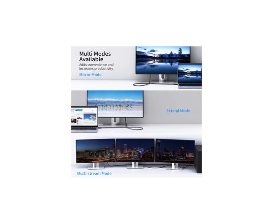 Кабель мультимедийный DisplayPort M to DisplayPort M 2.0m V1.4 8K60Hz Choetech (XDD01-V1-BK), изображение 6 Кабель мультимедийный DisplayPort M to DisplayPort M 2.0m V1.4 8K60Hz Choetech (XDD01-V1-BK), изображение 6