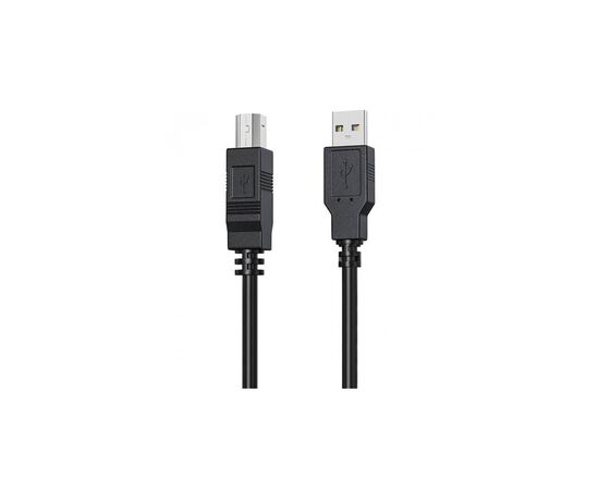 Кабель для принтера USB 2.0 AM/BM 3.0m black HP (DHC-PT100-3M)
