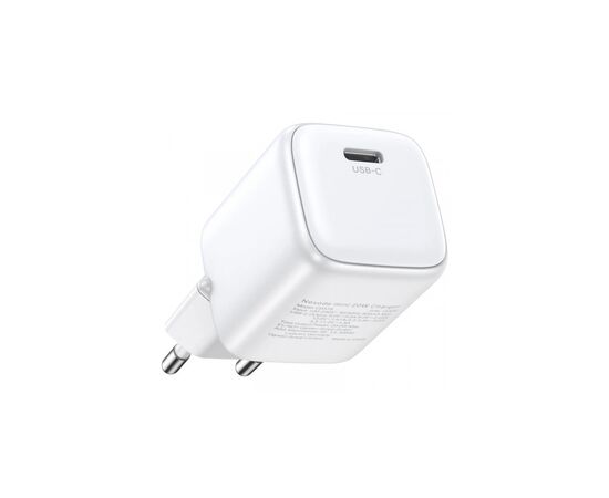 Зарядное устройство Ugreen CD319 Nexode Mini USB-C PD30W GaN White (15326), изображение 2 Зарядное устройство Ugreen CD319 Nexode Mini USB-C PD30W GaN White (15326), изображение 2