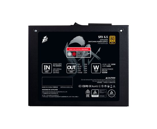 Блок питания 1stPlayer 650W (SFX-GLD-650-BK-EU), изображение 4 Блок питания 1stPlayer 650W (SFX-GLD-650-BK-EU), изображение 4