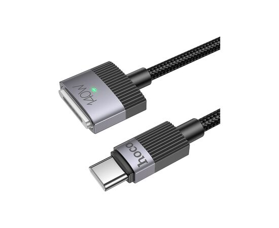 Кабель питания USB-C to Magsafe 3 1.0m black HOCO (6942007642088), изображение 5 Кабель питания USB-C to Magsafe 3 1.0m black HOCO (6942007642088), изображение 5